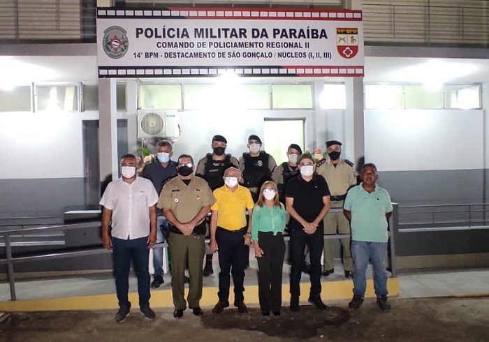 Em parceria com o Dnocs e a PM, Prefeitura inaugura Destacamento Policial no Perímetro Irrigado de São Gonçalo  